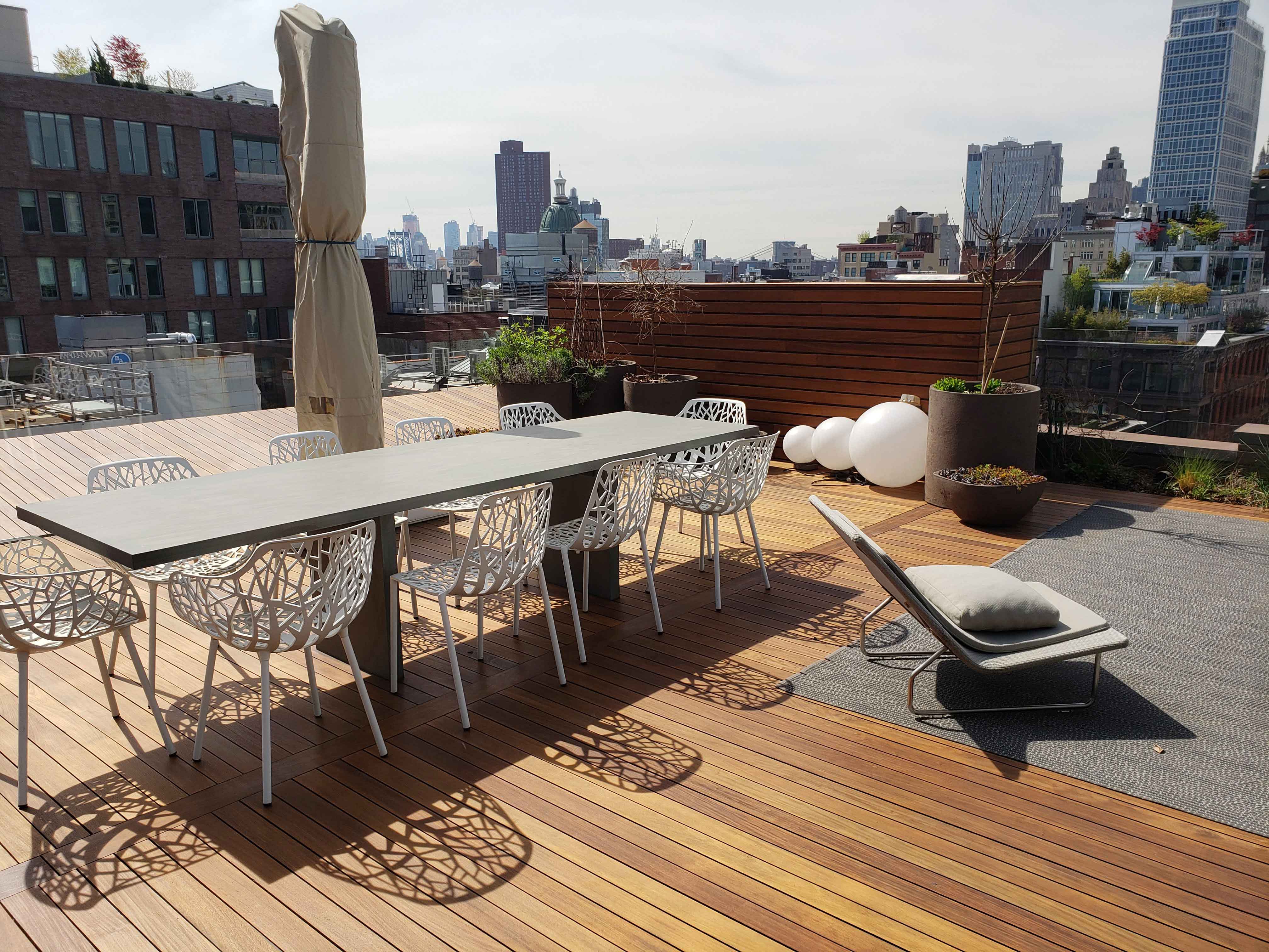 IPE Hardwood Roof Top Deck