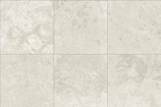 Avorio porcelain paver sample, Travertine Series